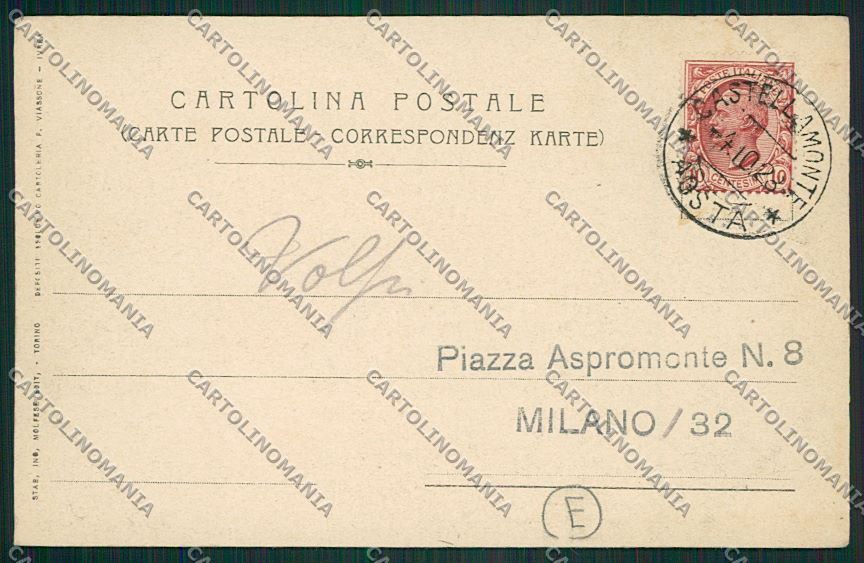 Torino Castellamonte cartolina QK1151 – retro