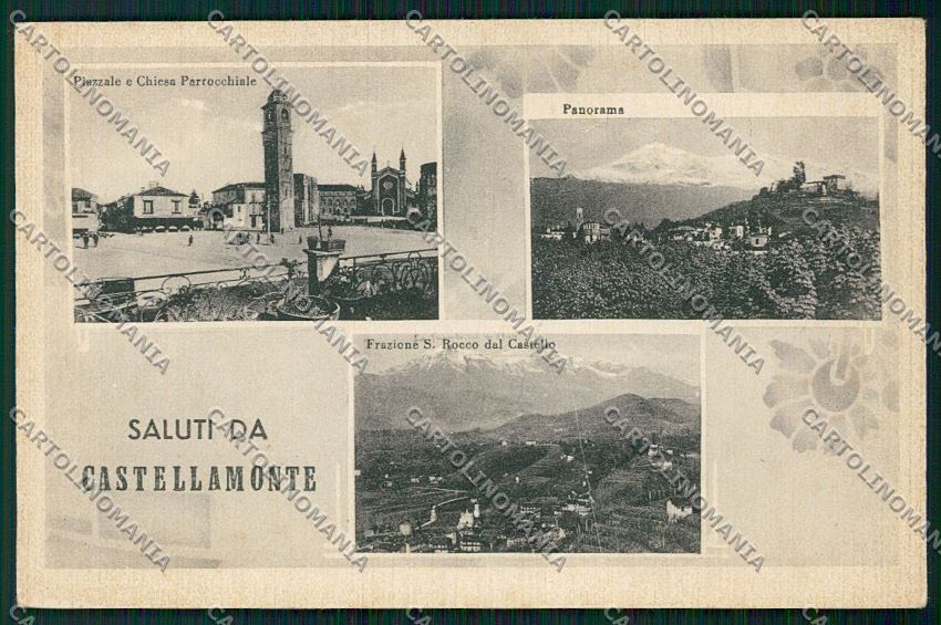 Torino Castellamonte Saluti da cartolina QK1152 – fronte