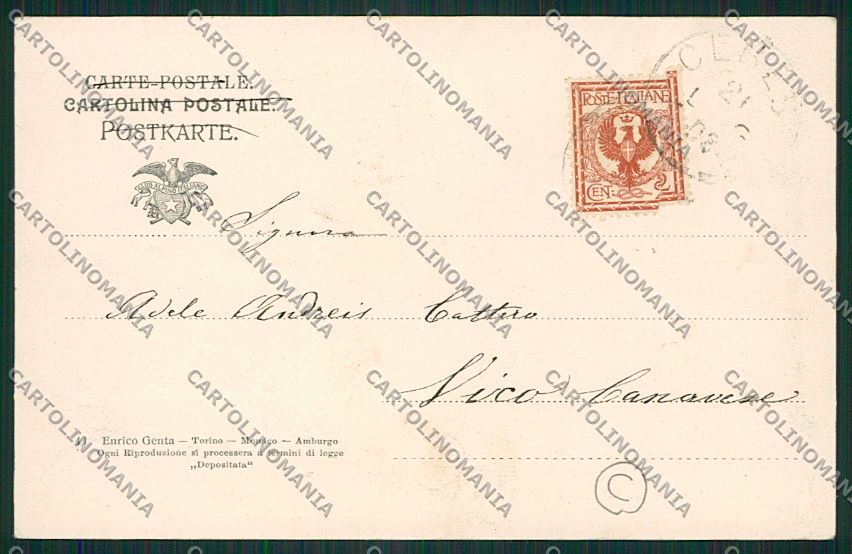 Torino Ceres Genta cartolina QK1167 – retro