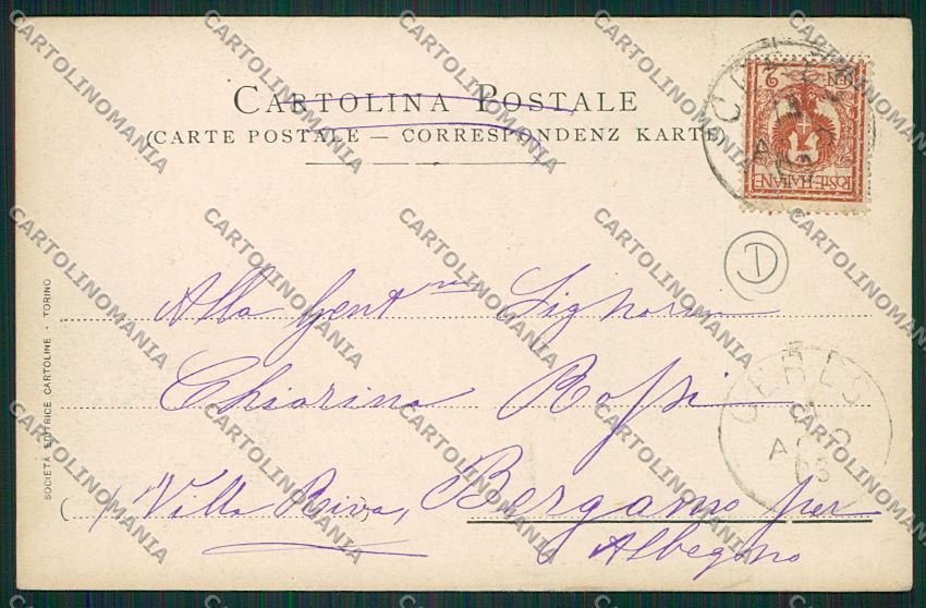 Torino Ceres cartolina QK1170 – retro
