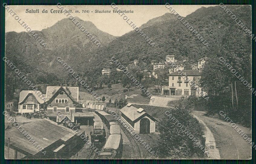 Torino Ceres Stazione Treno PIEGHINE cartolina QK1182 – fronte