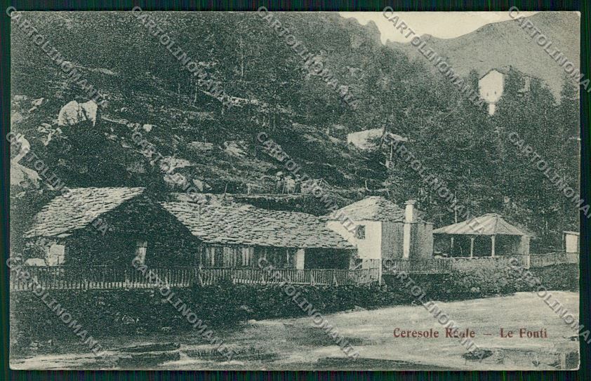 Torino Ceresole Reale SCOLLATA cartolina QK1185 – fronte