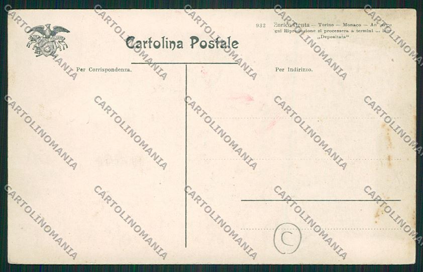 Torino Cesana Genta cartolina QK1192 – retro