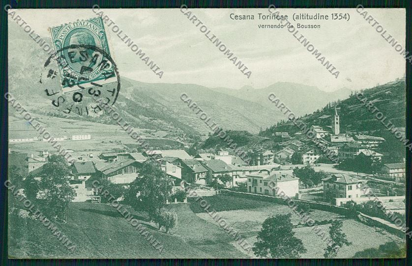 Torino Cesana Genta cartolina QK1195 – fronte
