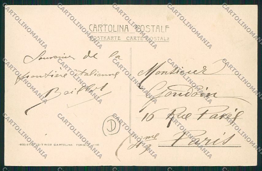 Torino Cesana Saluti da cartolina QK1196 – retro