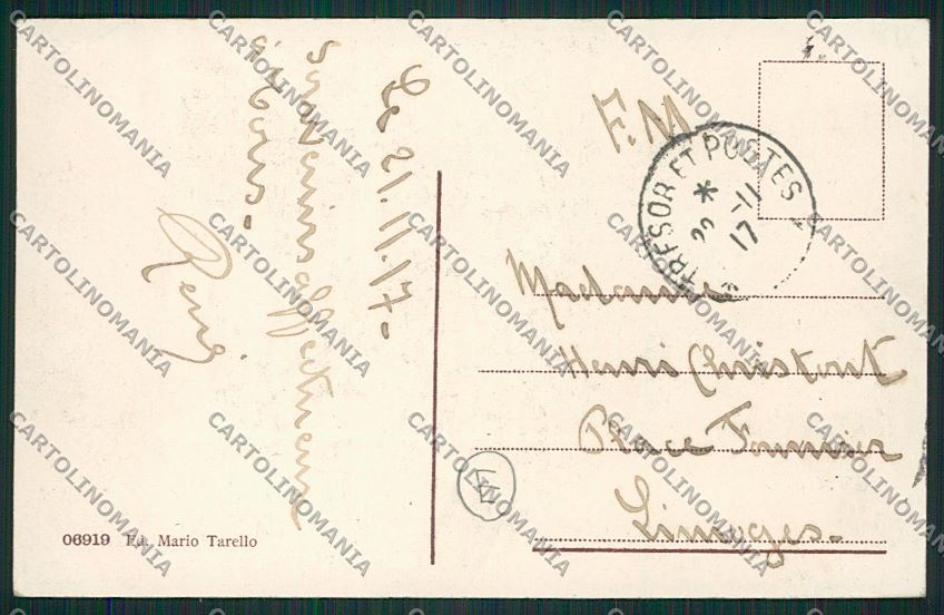 Torino Cesana Thures cartolina QK1200 – retro