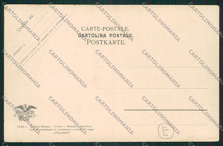 Torino Cesana Genta cartolina QK1203 – retro