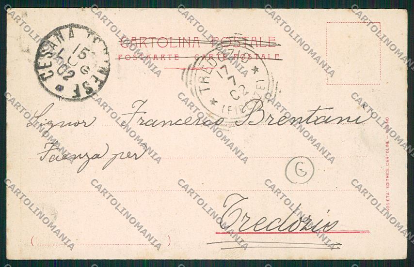 Torino Cesana cartolina QK1210 – retro