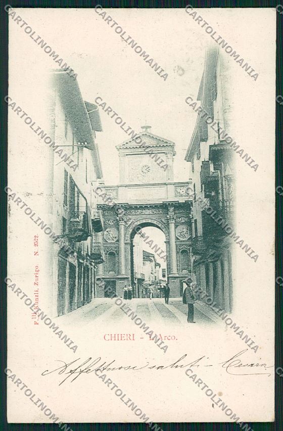 Torino Chieri cartolina QK1232 – fronte