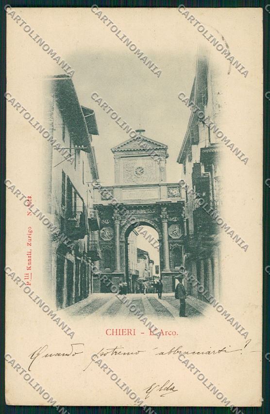 Torino Chieri cartolina QK1243 – fronte