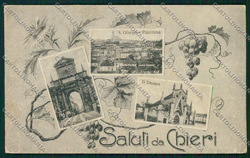 Torino Chieri Saluti da cartolina QK1245 – fronte