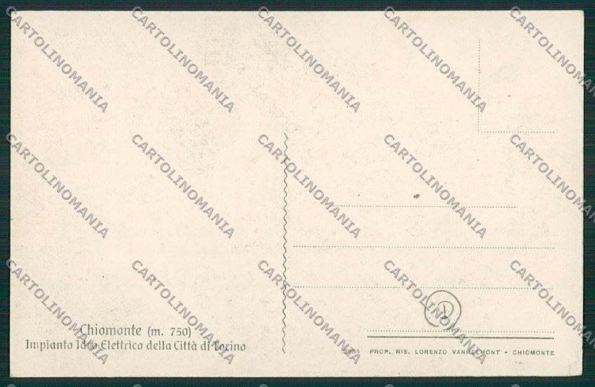 Torino Chiomonte cartolina QK1252 – retro
