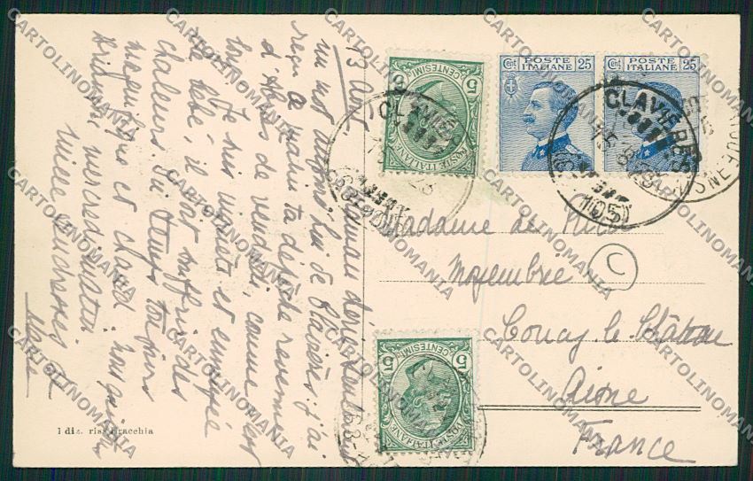 Torino Clavieres cartolina QK1285 – retro