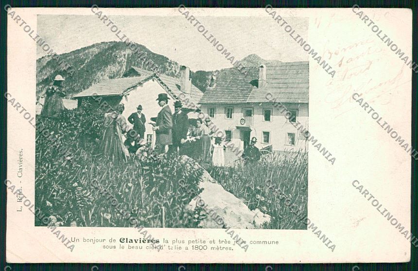 Torino Clavieres PIEGA cartolina QK1305 – fronte