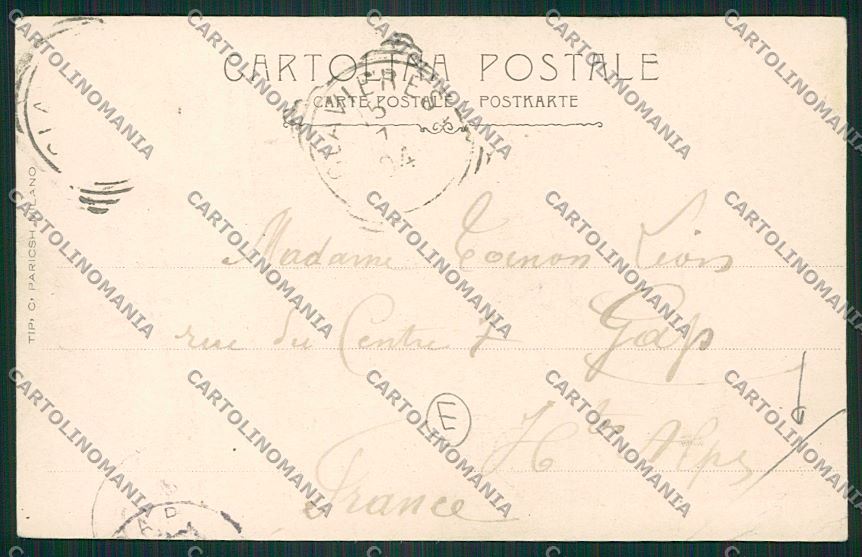 Torino Clavieres PIEGA cartolina QK1305 – retro