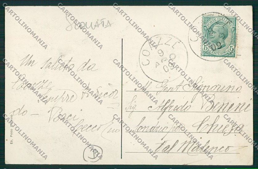 Torino Coazze SCOLLATA cartolina QK1323 – retro