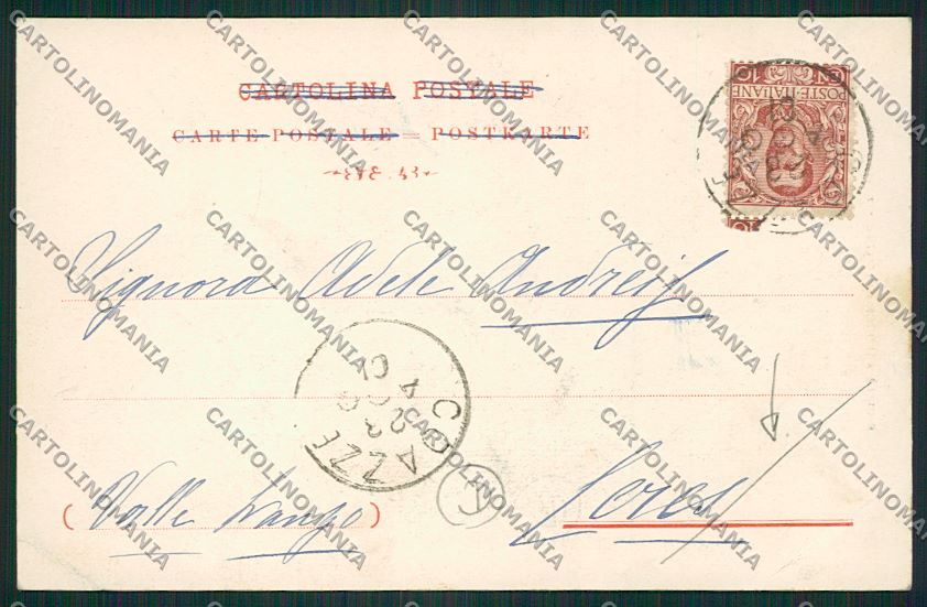 Torino Coazze PIEGA cartolina QK1326 – retro