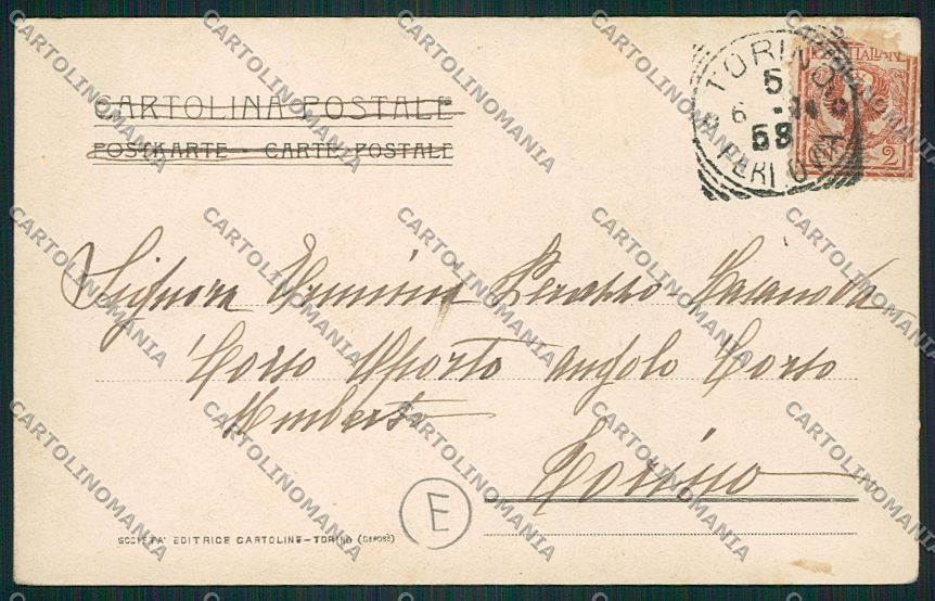 Torino Coazze cartolina QK1334 – retro