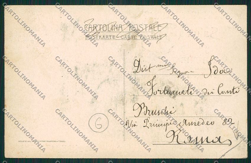 Torino Cumiana Saluti da PIEGA cartolina QK1352 – retro