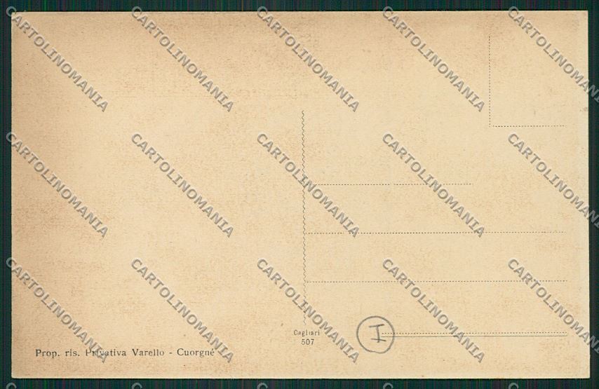 Torino Cuorgnè cartolina QK1371 – retro