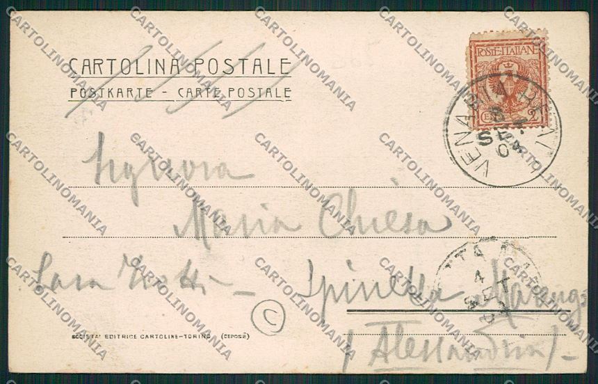 Torino Caselette cartolina QK1374 – retro