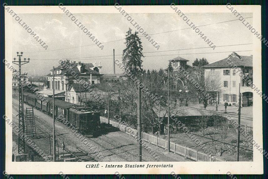 Torino Ciriè Stazione Treno cartolina QK1395 – fronte