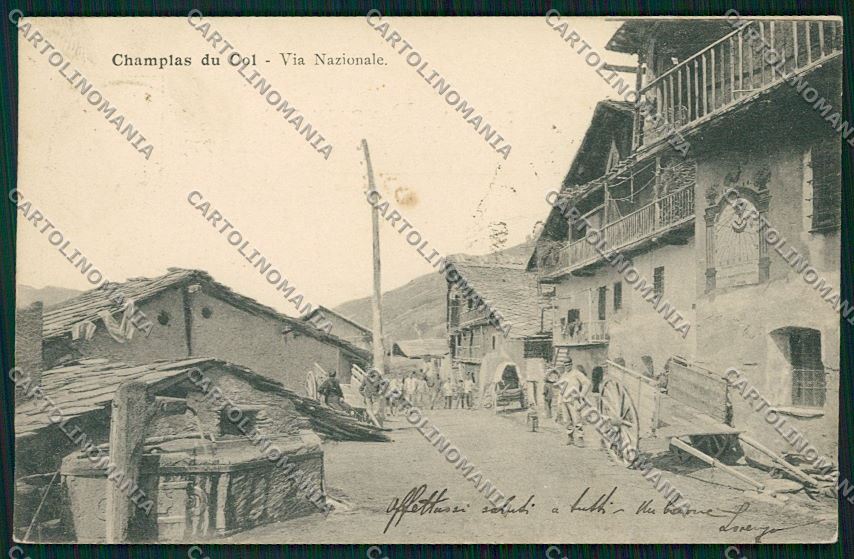 Torino Sestriere Champlas du Col cartolina QK1399 – fronte