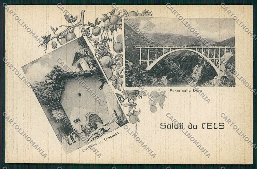 Torino Exilles Cels Saluti da cartolina QK1411 – fronte
