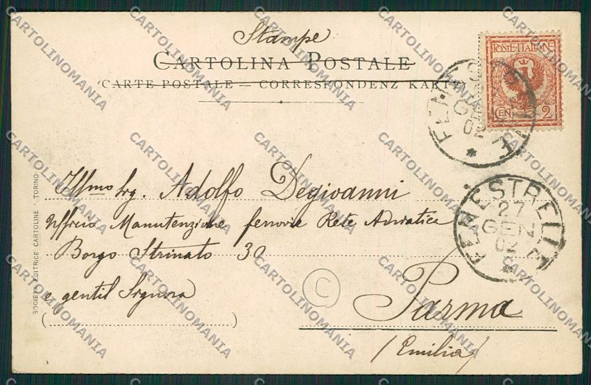 Torino Fenestrelle cartolina QK1421 – retro