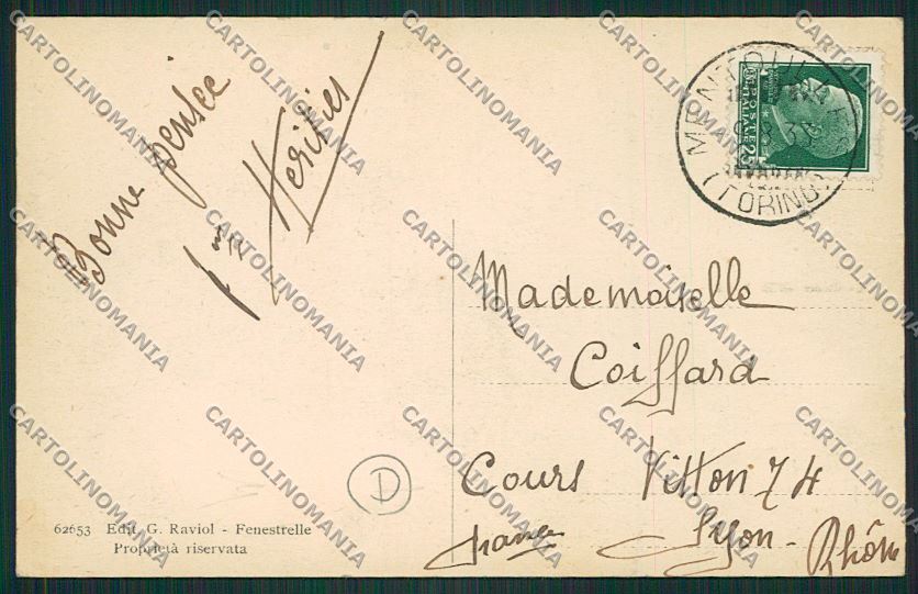 Torino Fenestrelle cartolina QK1425 – retro