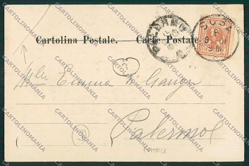 Torino Fenestrelle Costumi cartolina QK1428 – retro