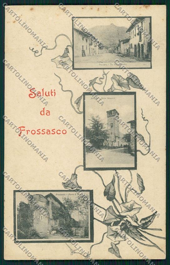 Torino Frossasco Saluti da cartolina QK1438 – fronte