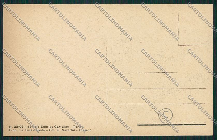 Torino Giaveno cartolina QK1450 – retro