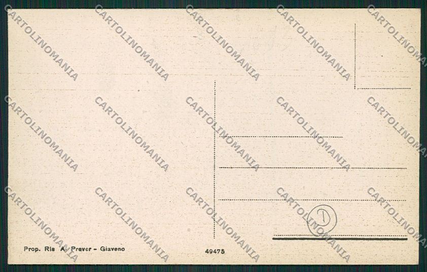 Torino Giaveno cartolina QK1460 – retro