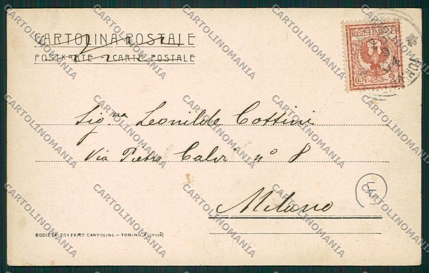 Torino Giaveno cartolina QK1466 – retro