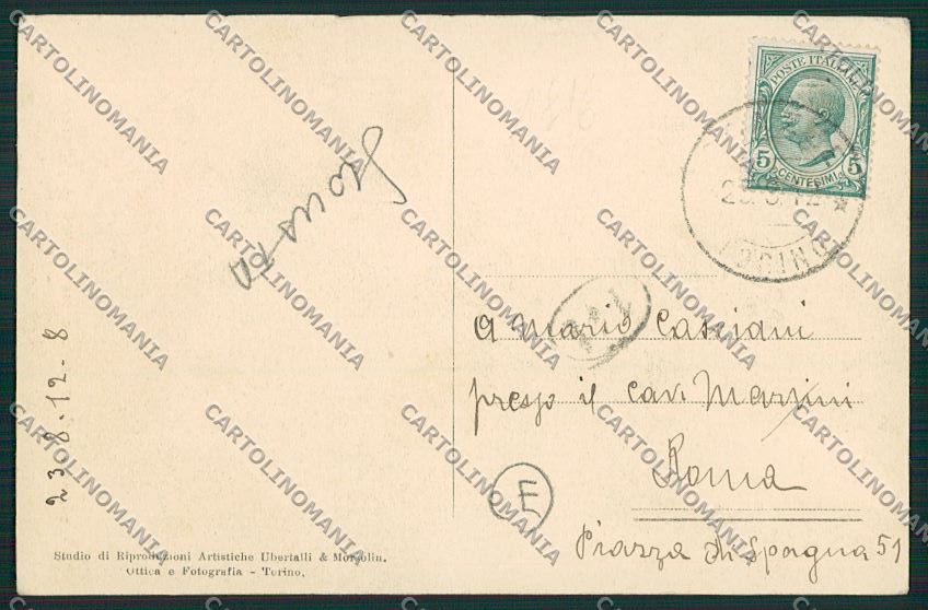 Torino Giaveno Selvaggio SCOLLATA cartolina QK1470 – retro