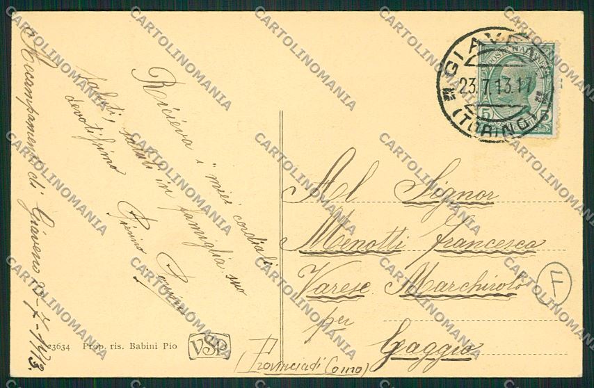 Torino Giaveno cartolina QK1471 – retro