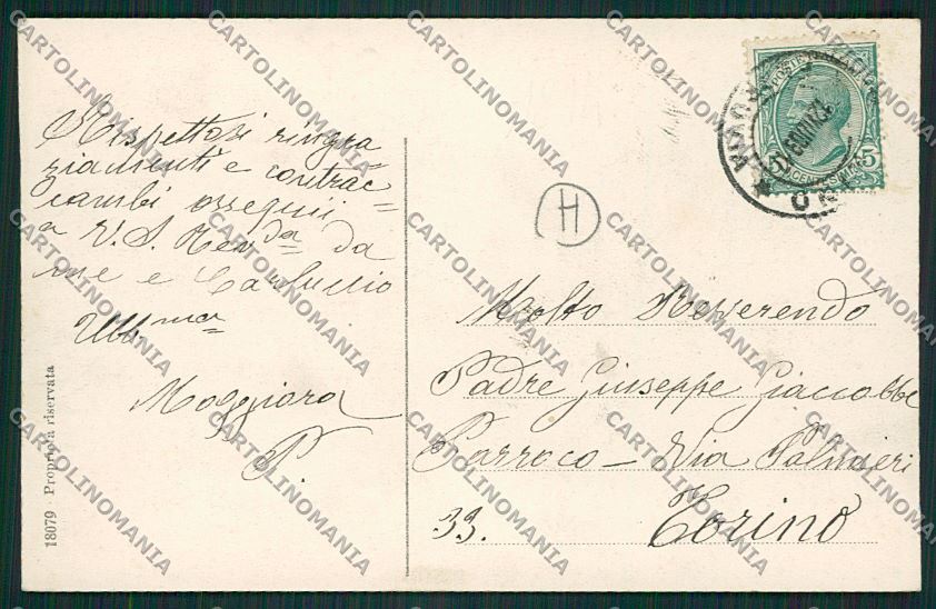 Torino Giaveno cartolina QK1475 – retro