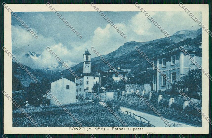 Torino Groscavallo Bonzo cartolina QK1493 – fronte