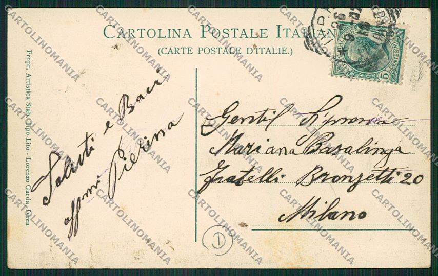 Torino Ivrea cartolina QK1516 – retro