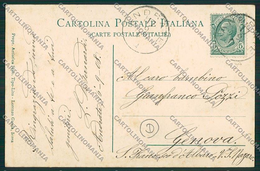 Torino Ivrea Mombarone cartolina QK1518 – retro