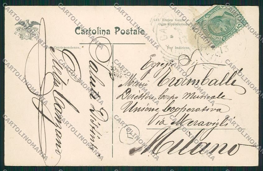Torino Ivrea Genta cartolina QK1519 – retro