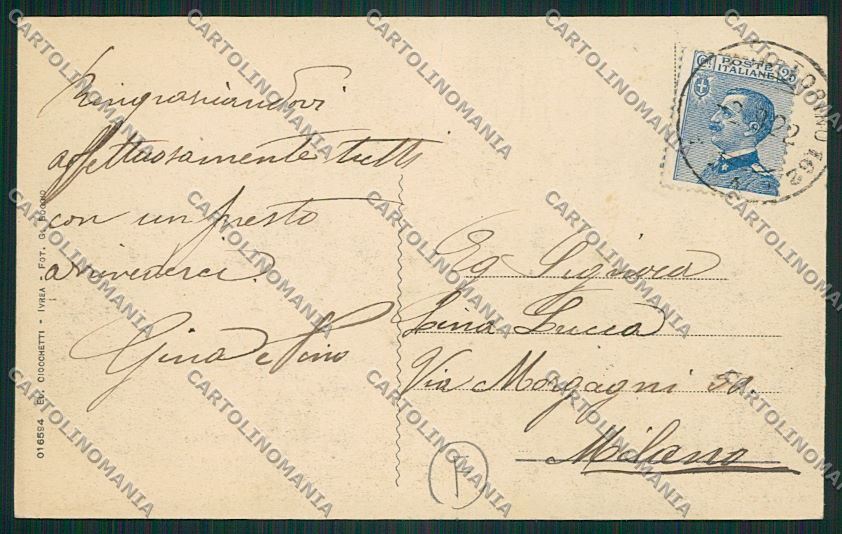 Torino Ivrea cartolina QK1524 – retro