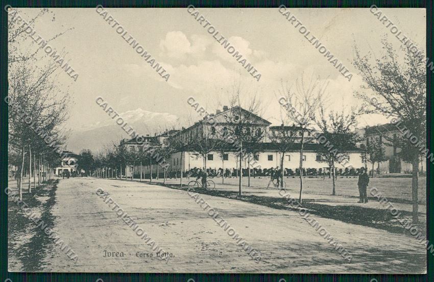 Torino Ivrea Militari Fanteria cartolina QK1528 – fronte