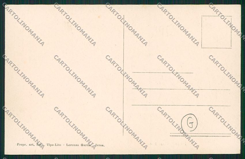 Torino Ivrea Militari Fanteria cartolina QK1528 – retro