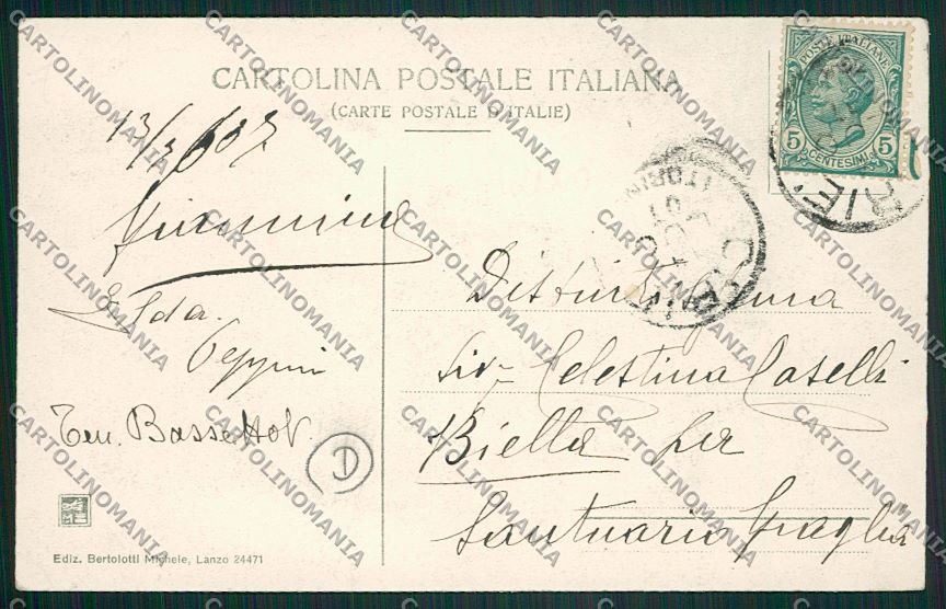 Torino Lanzo cartolina QK1536 – retro