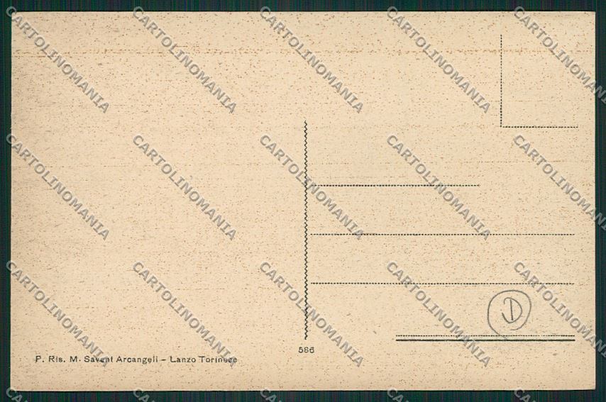 Torino Lanzo cartolina QK1538 – retro