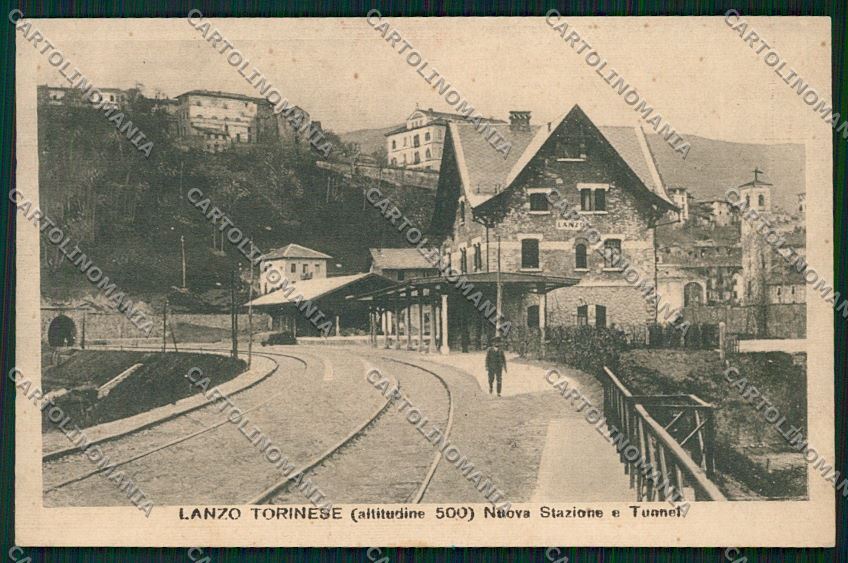 Torino Lanzo Stazione Genta cartolina QK1556 – fronte