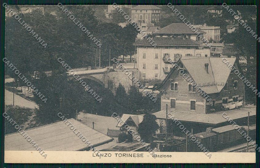 Torino Lanzo Stazione Treno cartolina QK1557 – fronte