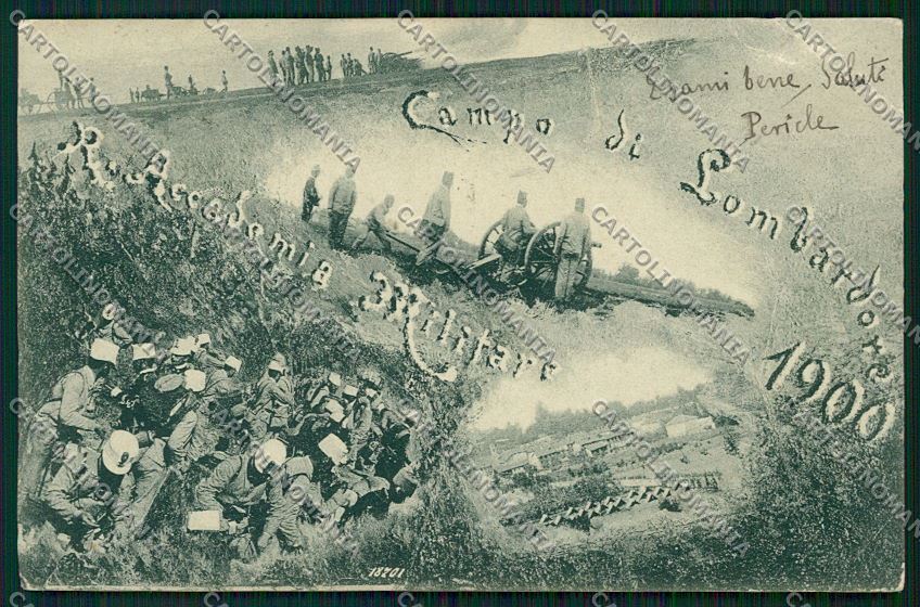 Torino Lombardore Militari PIEGHE cartolina QK1570 – fronte